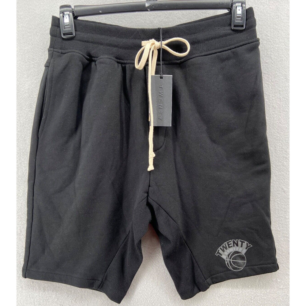 NWT Twenty Montreal Shorts Men's Medium Knit Sweat Shorts Basketball TM6P08UP